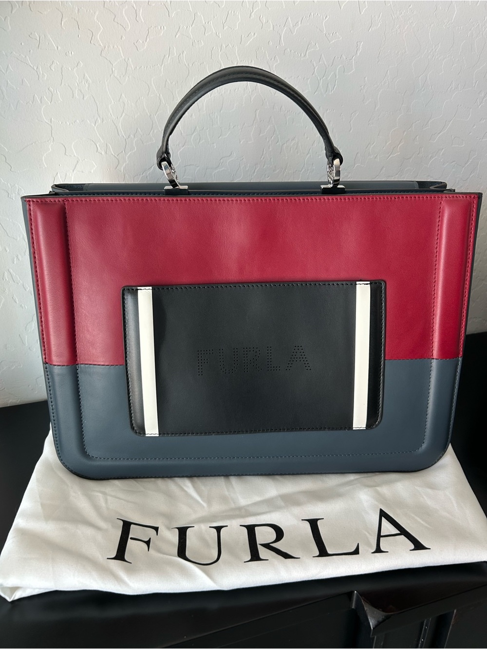 Furla Reale Large Convertible Tote NWOT